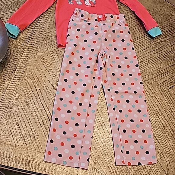 Eddie Bauer bear Cozy pj set girls 7/8 - Picture 7 of 12